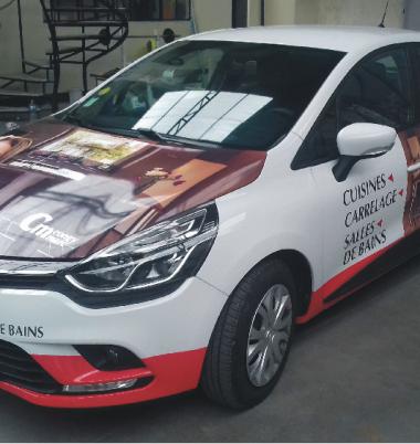 Covering partiel d'une Clio