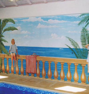 Décors piscine intérieure