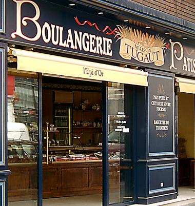 Devanture boulangerie patisserie