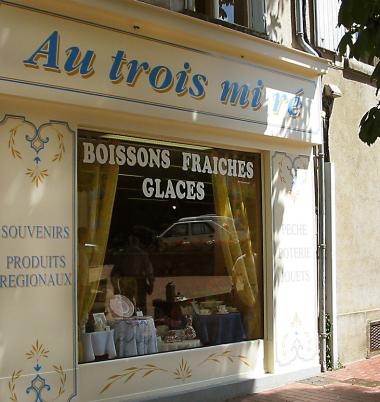 Devanture magasin de produits régionaux