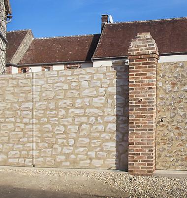 Portail en trompe l'oeil