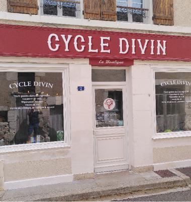 Signalétique façade boutique vélo